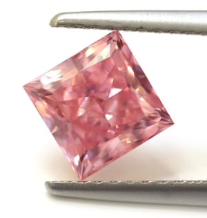 Leibish & Co. Argyle Pink Princess diamond