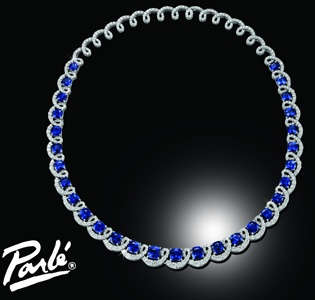 Parle Jewelry Designs Ceylon sapphire necklace