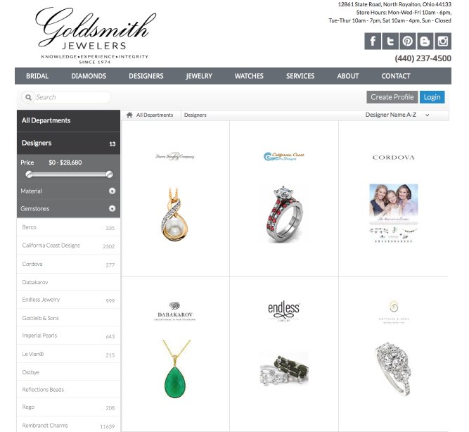 Ohio's Goldsmith Jewelers Uses JewelCloud